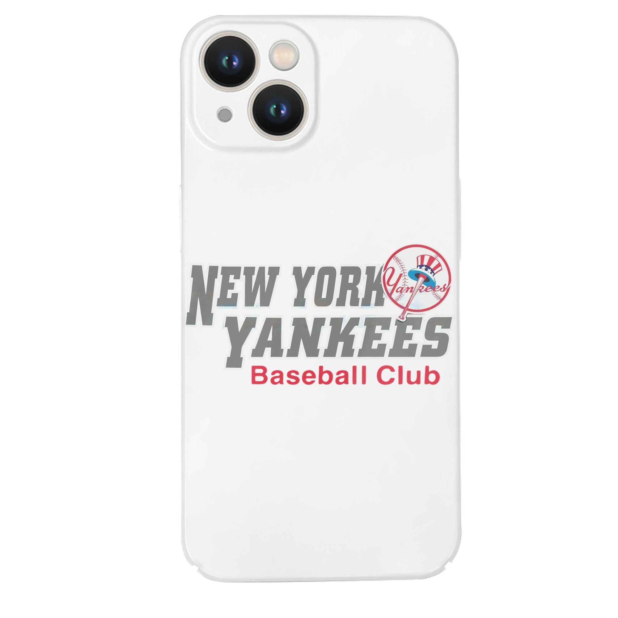 New York Yankees Baseball Club IPhone 14 Series Full-Cover Hard Case – Shockproof With Raised Camera Protection – Precise Cutouts, Wireless Charging Compatible – Durable, Anti-Yellowing, Easy To Clean